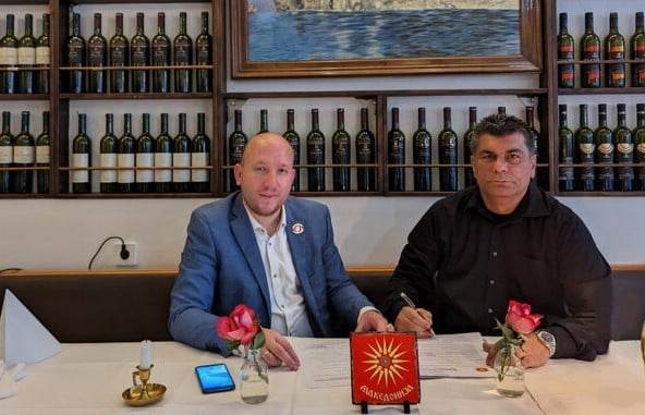 Македонско друштво “Илинден“-Тирана потпиша Меморандум за соработка со Централниот совет на Македонците во Германија