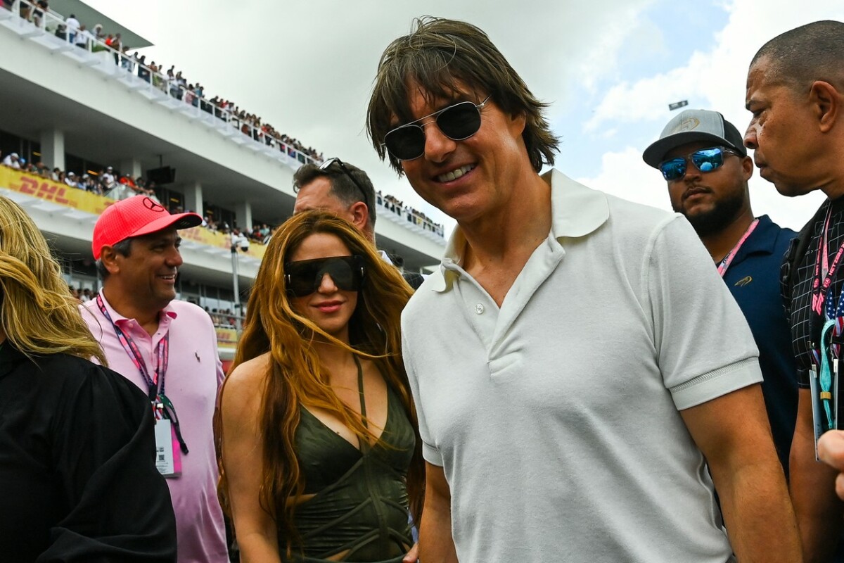 Шакира се дружеше со Том Круз на Големата награда на Формула 1 во Мајами