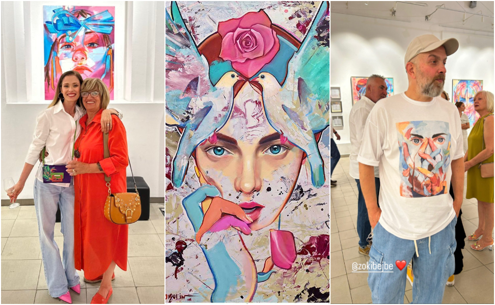 Голем интерес за изложбата на Михаил Корубин во Скопје, Чифте амам преполн со пријатели на уметникот
