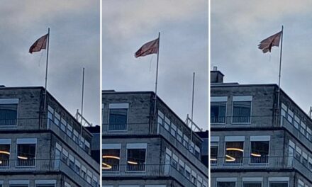 Искинато знаме се вее на македонската Амбасада во Брисел